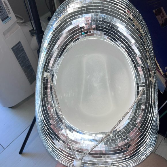 Disco Cowboy Hat | Disco Ball Hat | Mirror Disco Hat | Beyonce Disco Hat main image 2